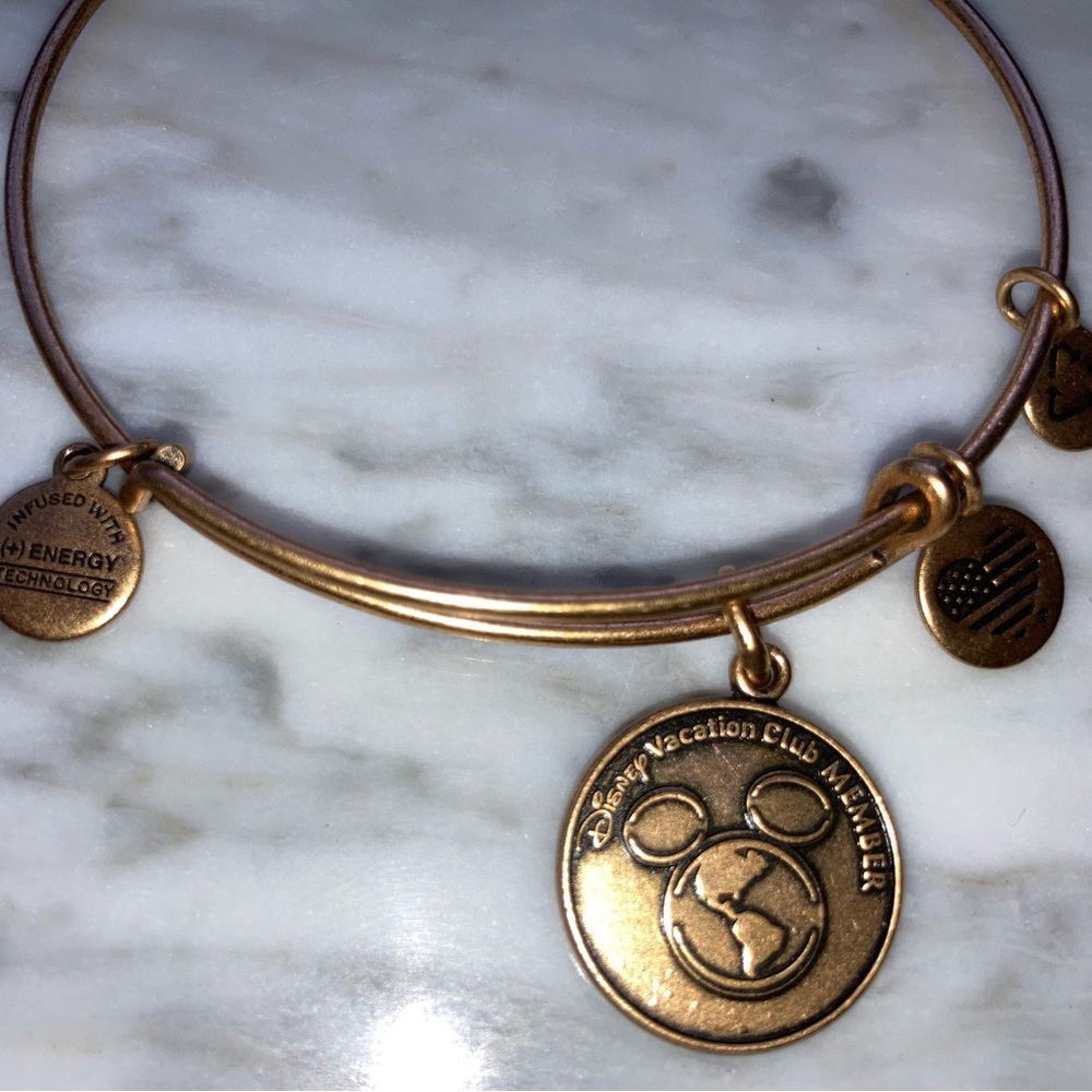 Disney Alex and Ani Disney Vacation Club | Gold Bracelet